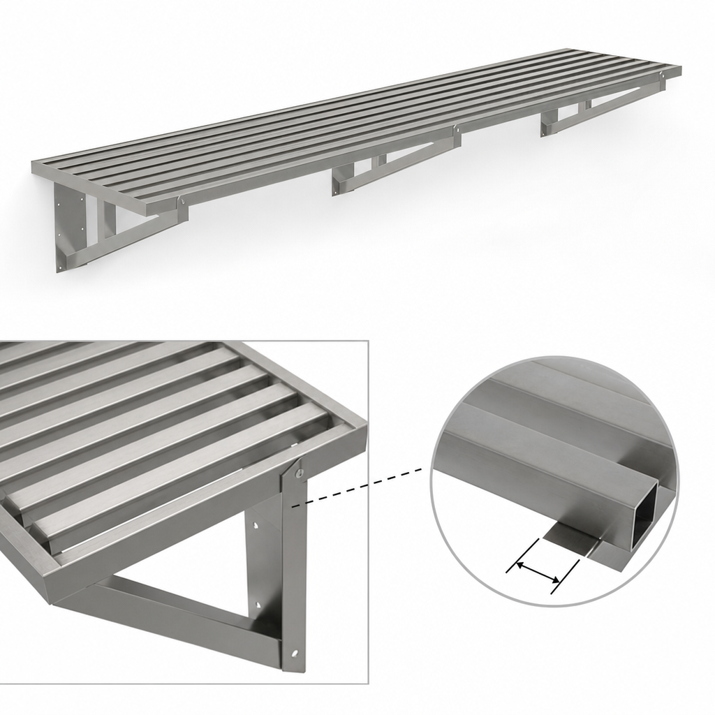 Slotted Tube Shelf Design
