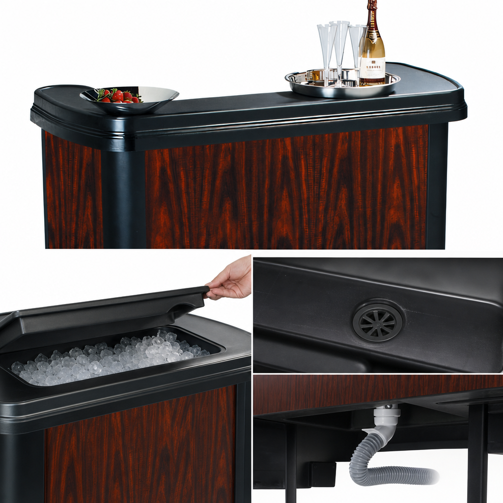 Integrated 15-Gallon Ice Bin