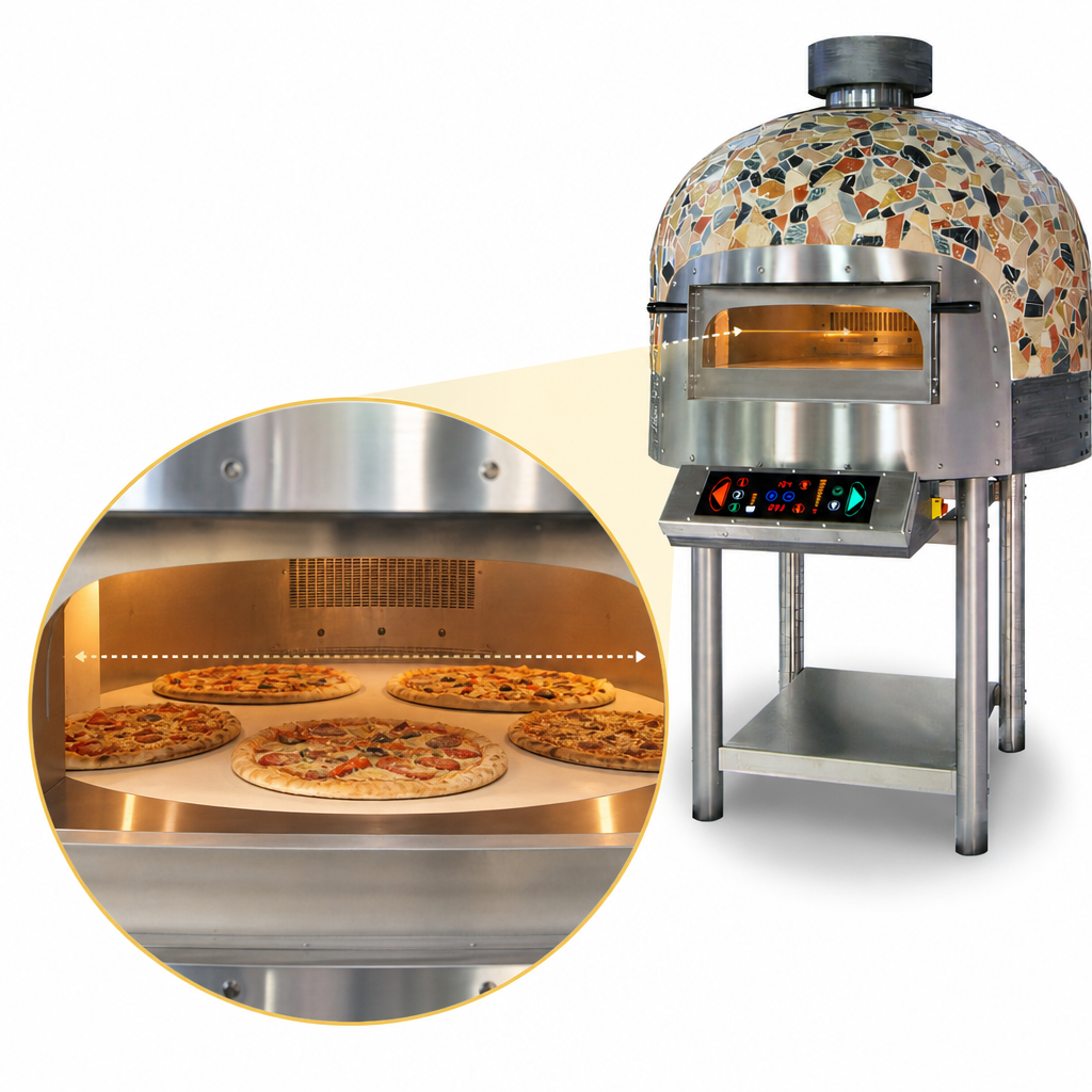 39-Inch Round Cooking Chamber