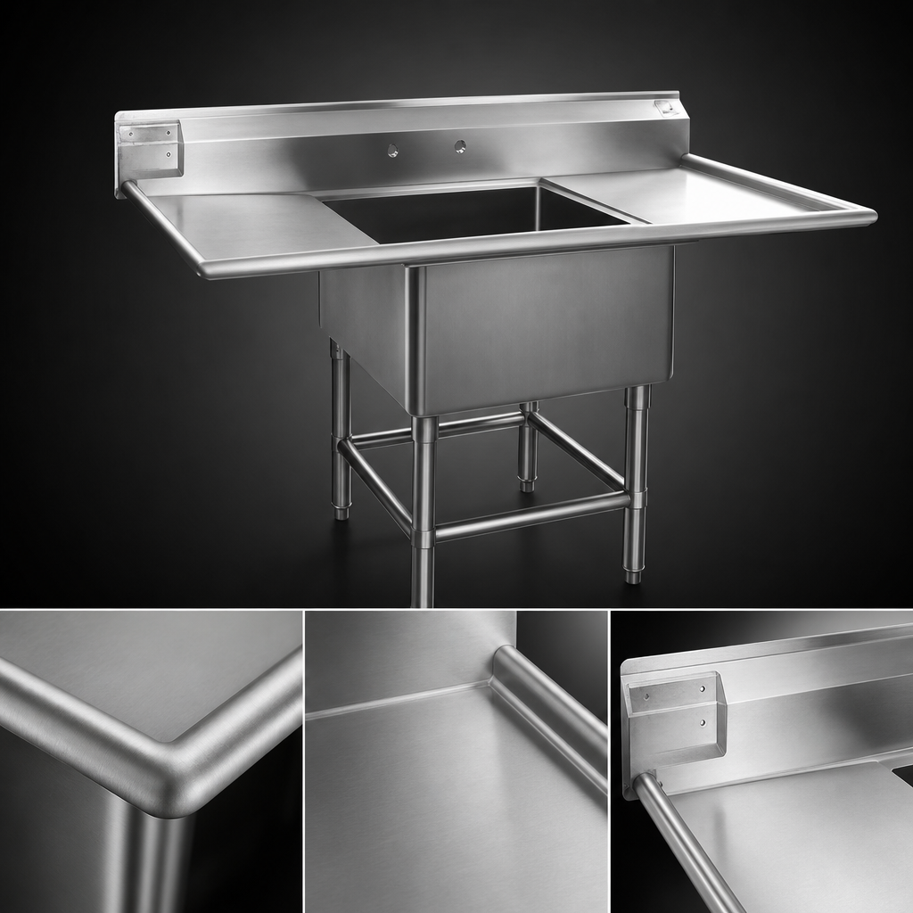 Heavy-Duty Stainless Top