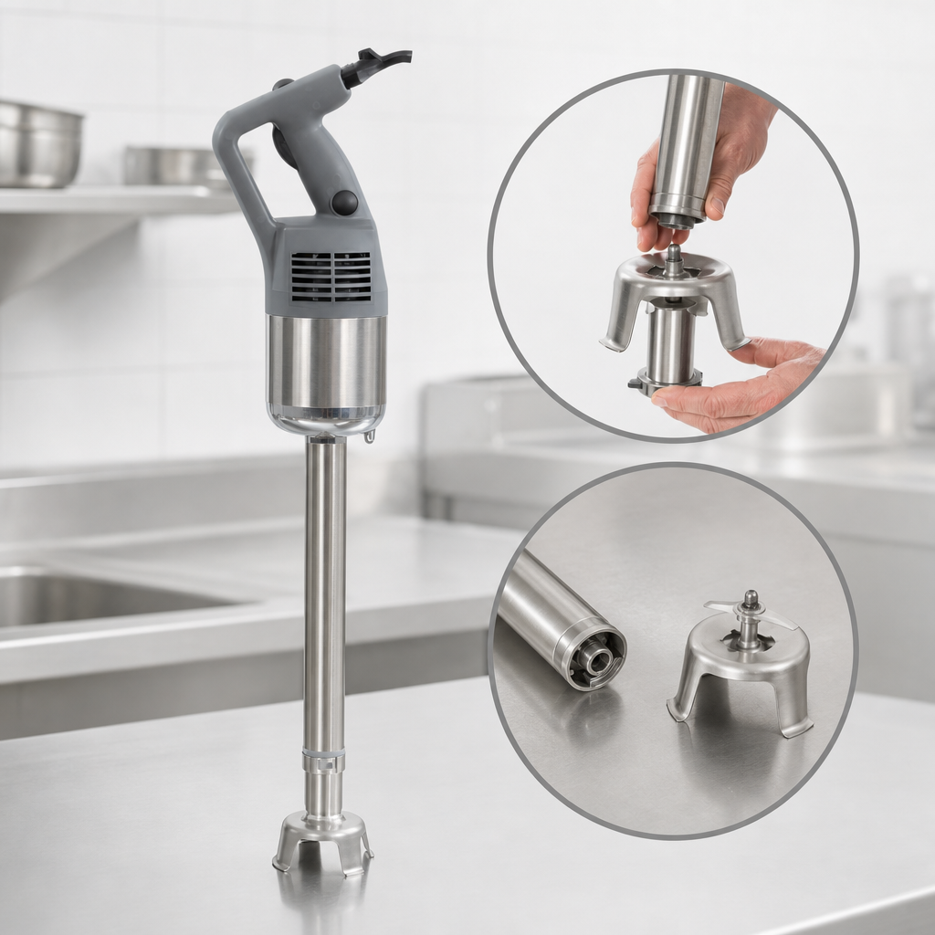 Removable Stainless Steel Foot and Blade