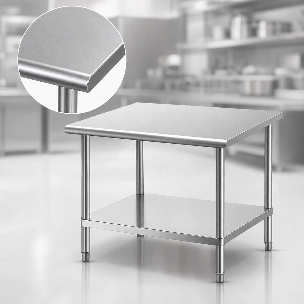 Reinforced Stainless Steel Top