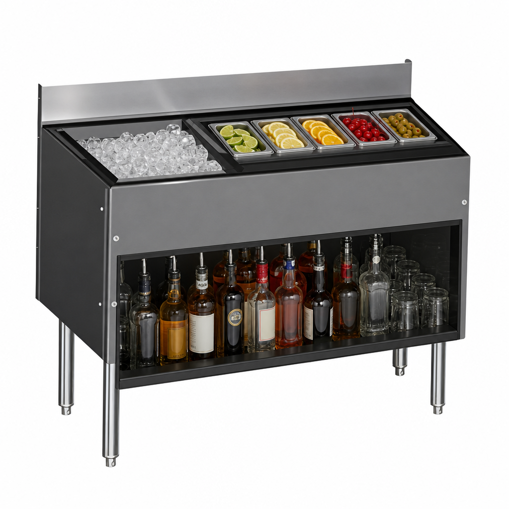 Combo Ice Bin/Cocktail Unit