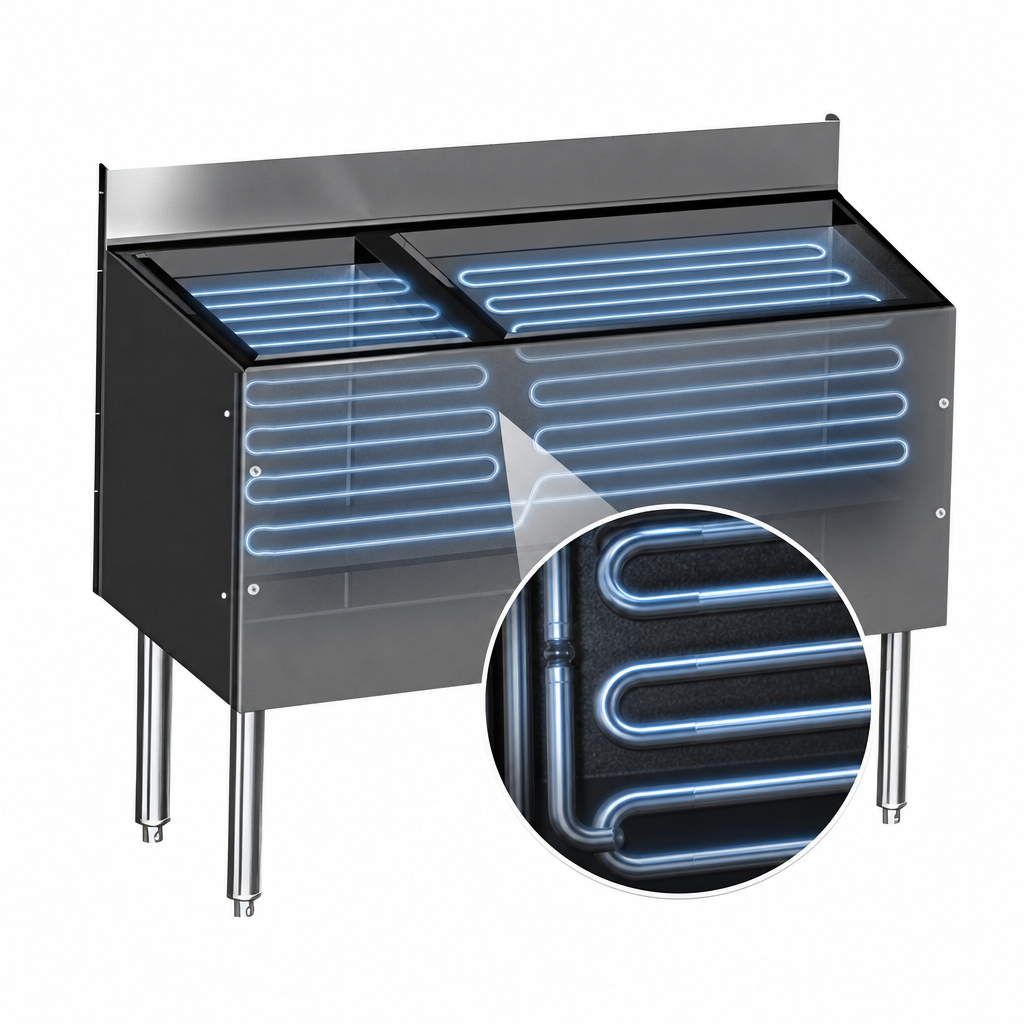 Built-In 10-Circuit Cold Plate
