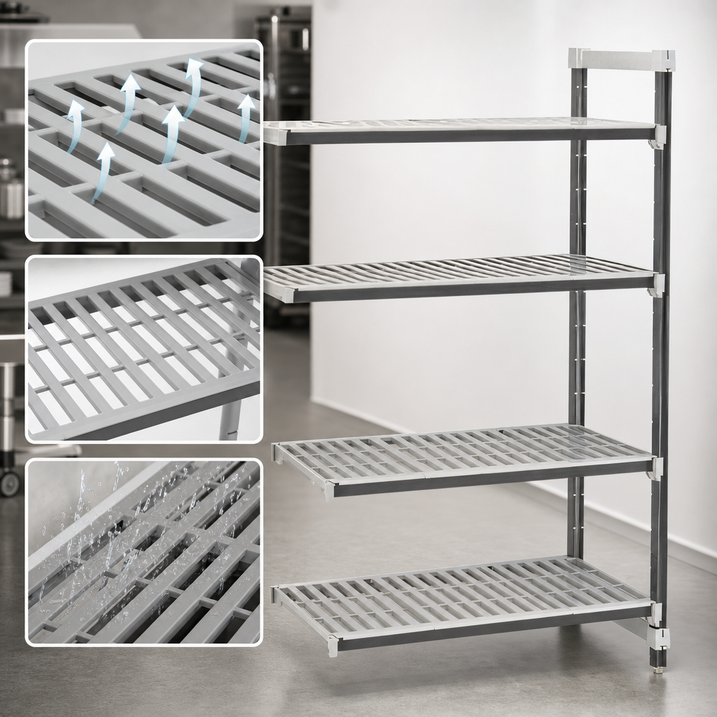 Vented Reinforced Shelf Plates