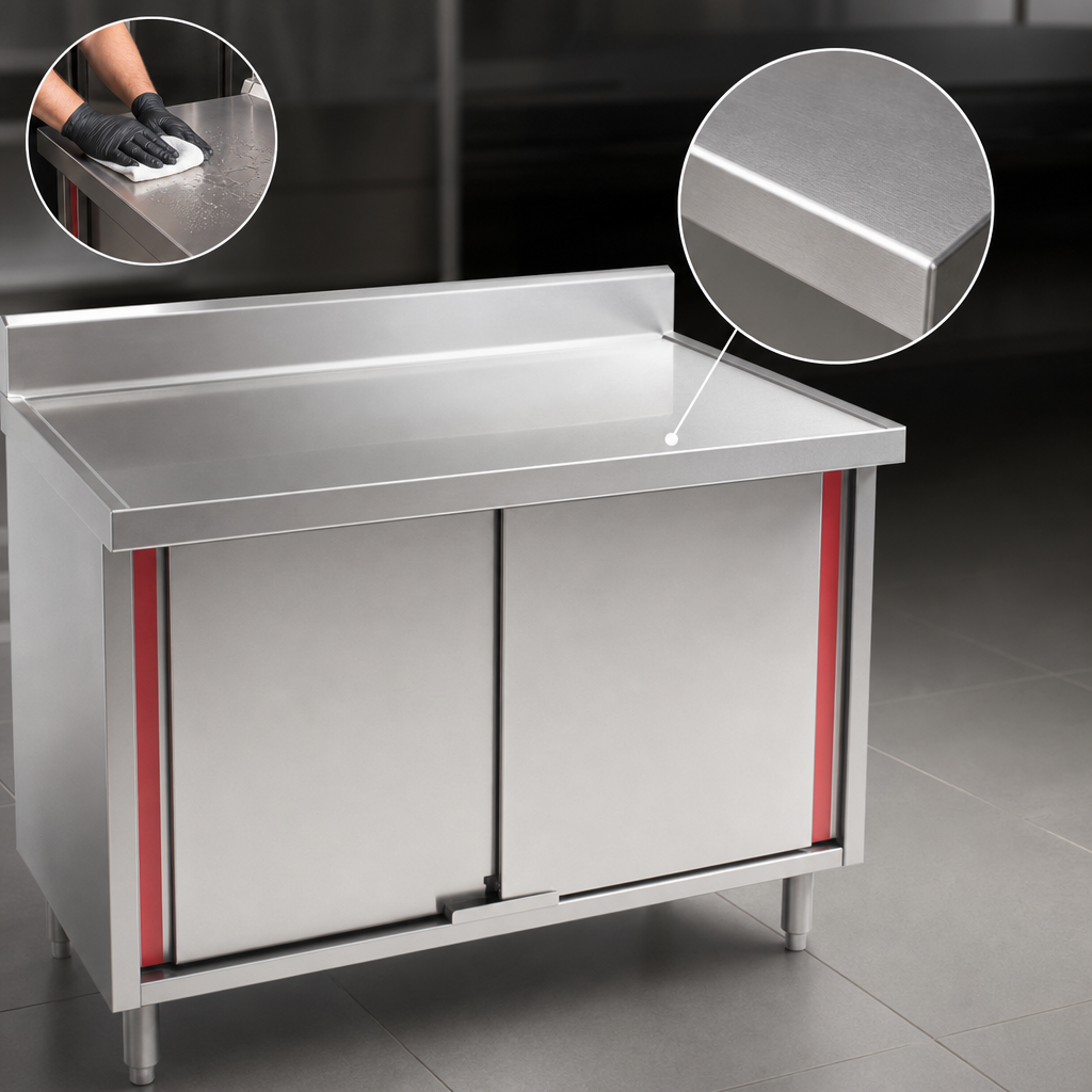 14-Gauge 304 Stainless Steel Top