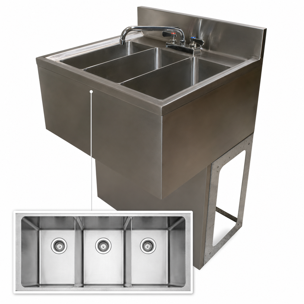 Three Compartment Bowl Layout