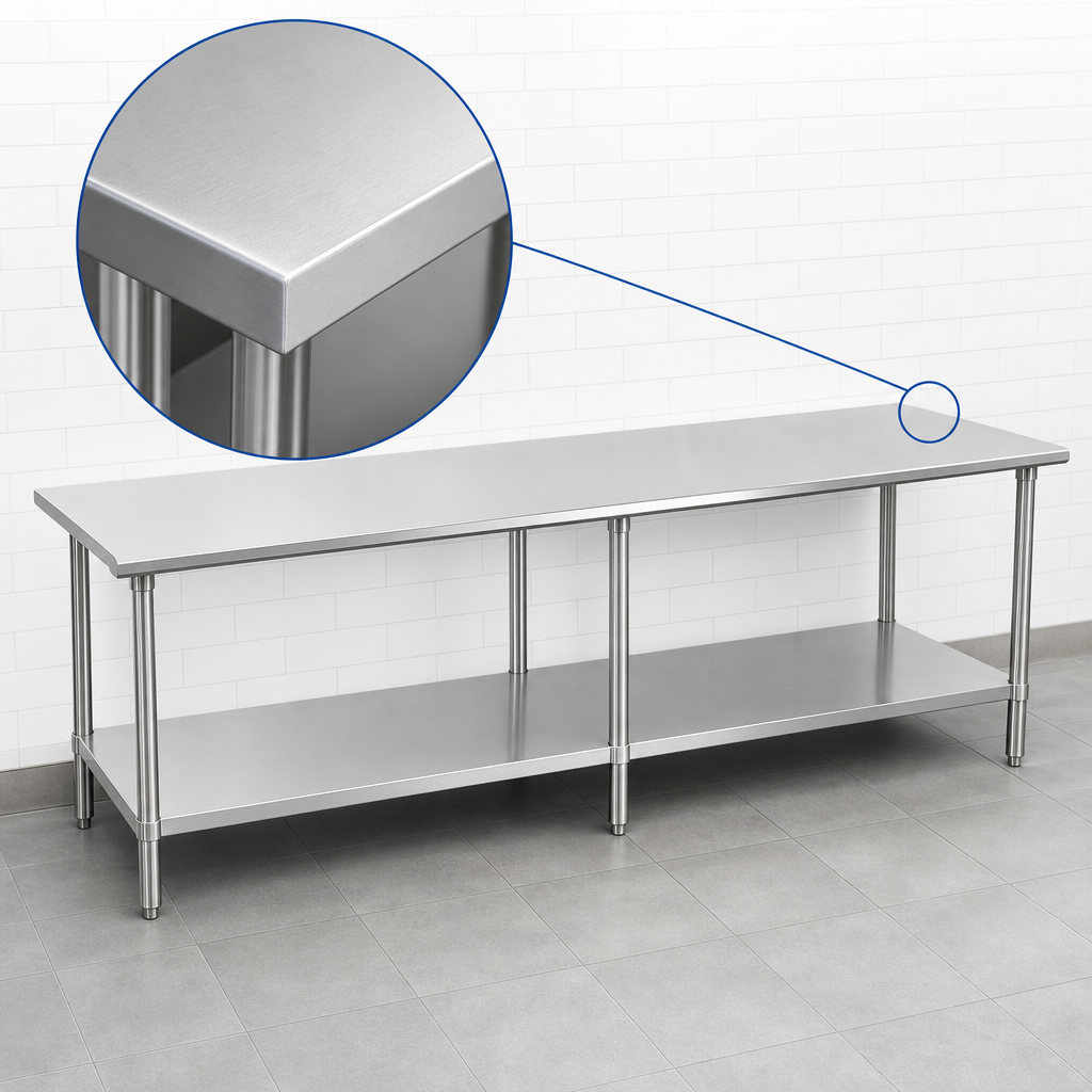 Reinforced Stainless Steel Top