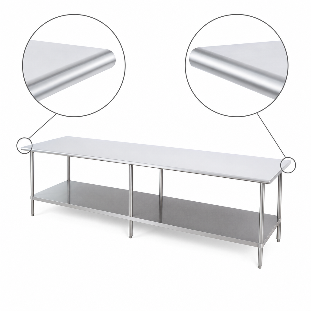 Rounded Front and Rear Edge