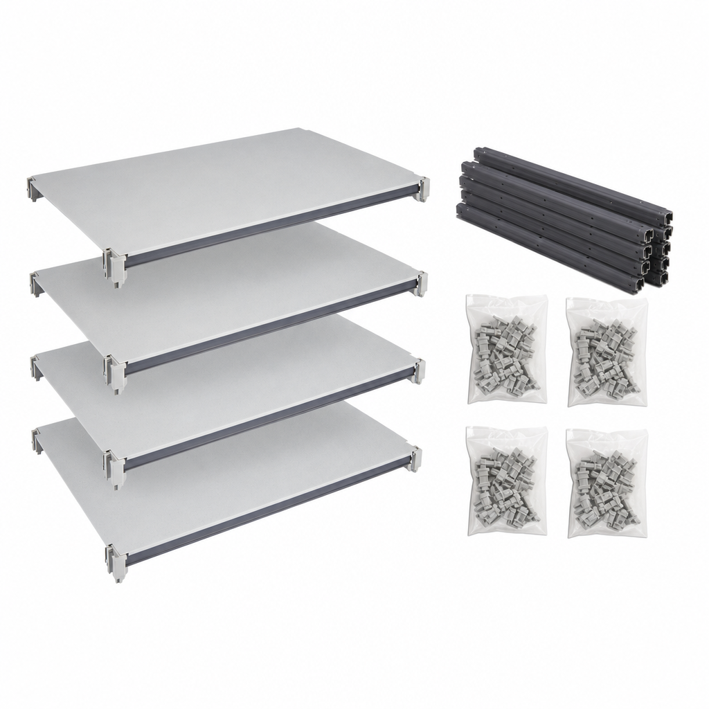 Four-Shelf Solid Kit