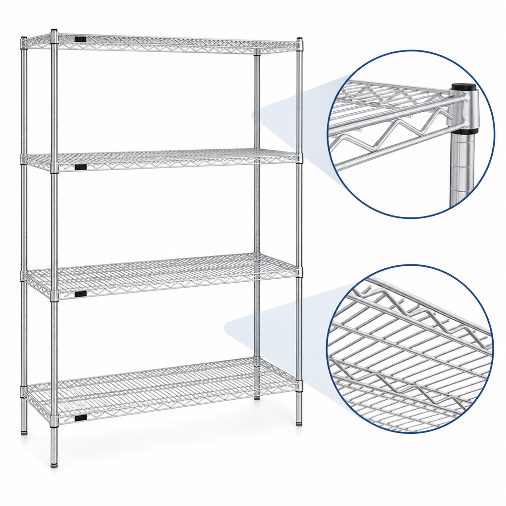 Patented QuadTruss Shelf Design