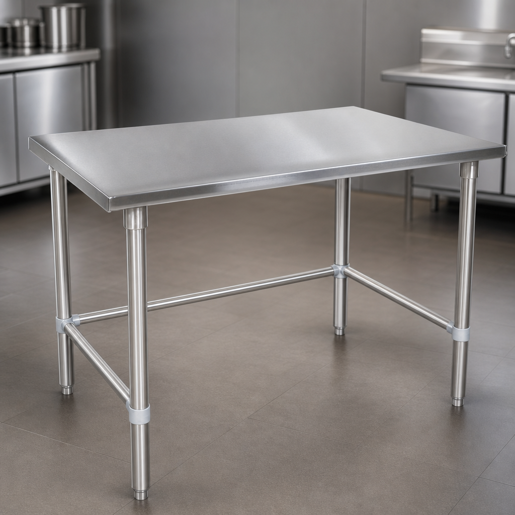 Flat Stainless Steel Top