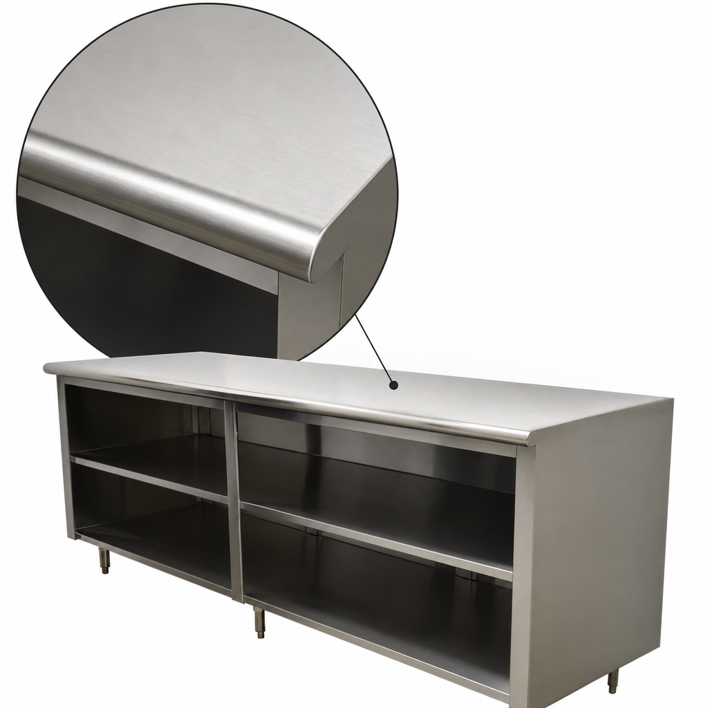 16-Gauge 304 Stainless Steel Top