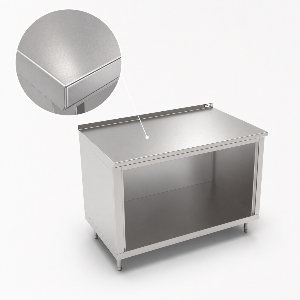 16 Gauge Stainless Steel Top