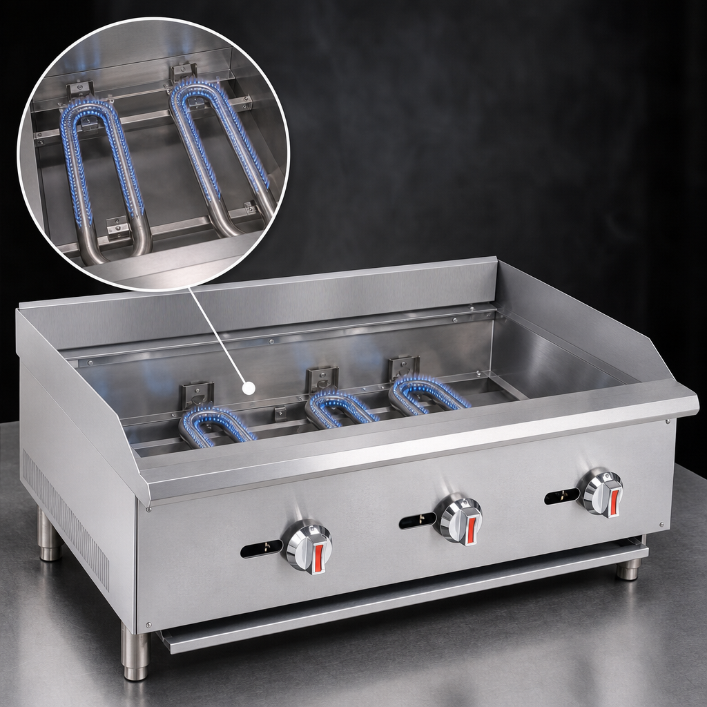 Two U-Shaped Burners