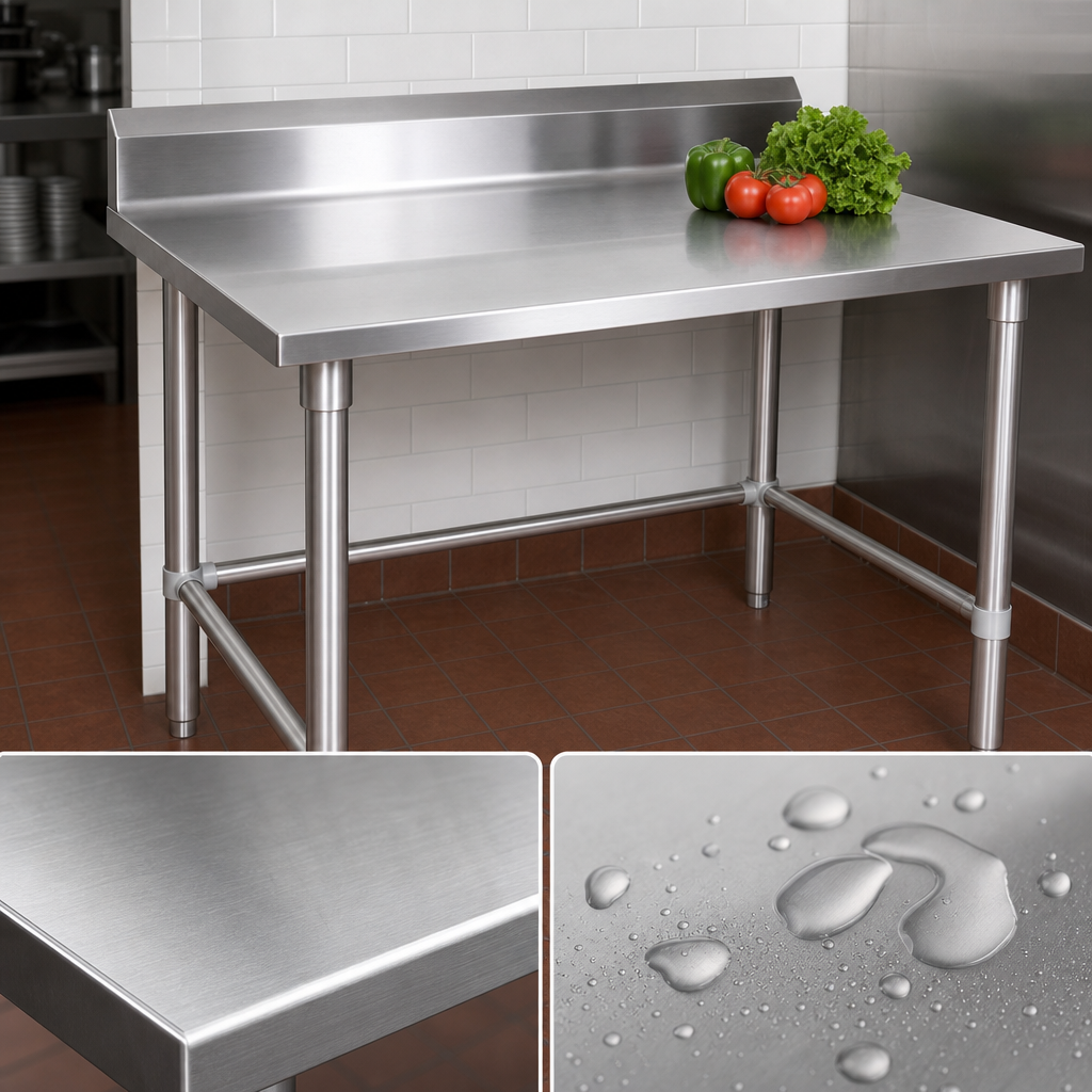 14-Gauge 300-Series Stainless Steel Top