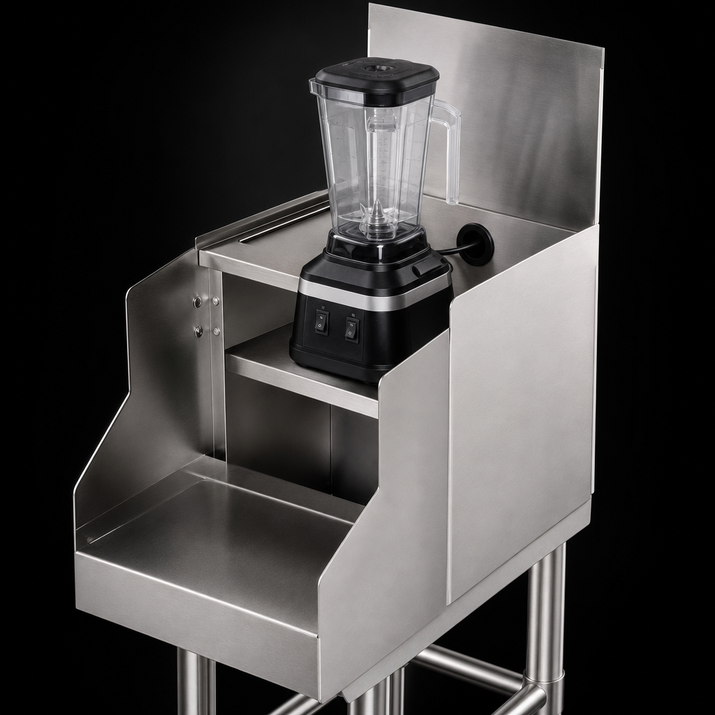 Blender Shelf With Cord Access