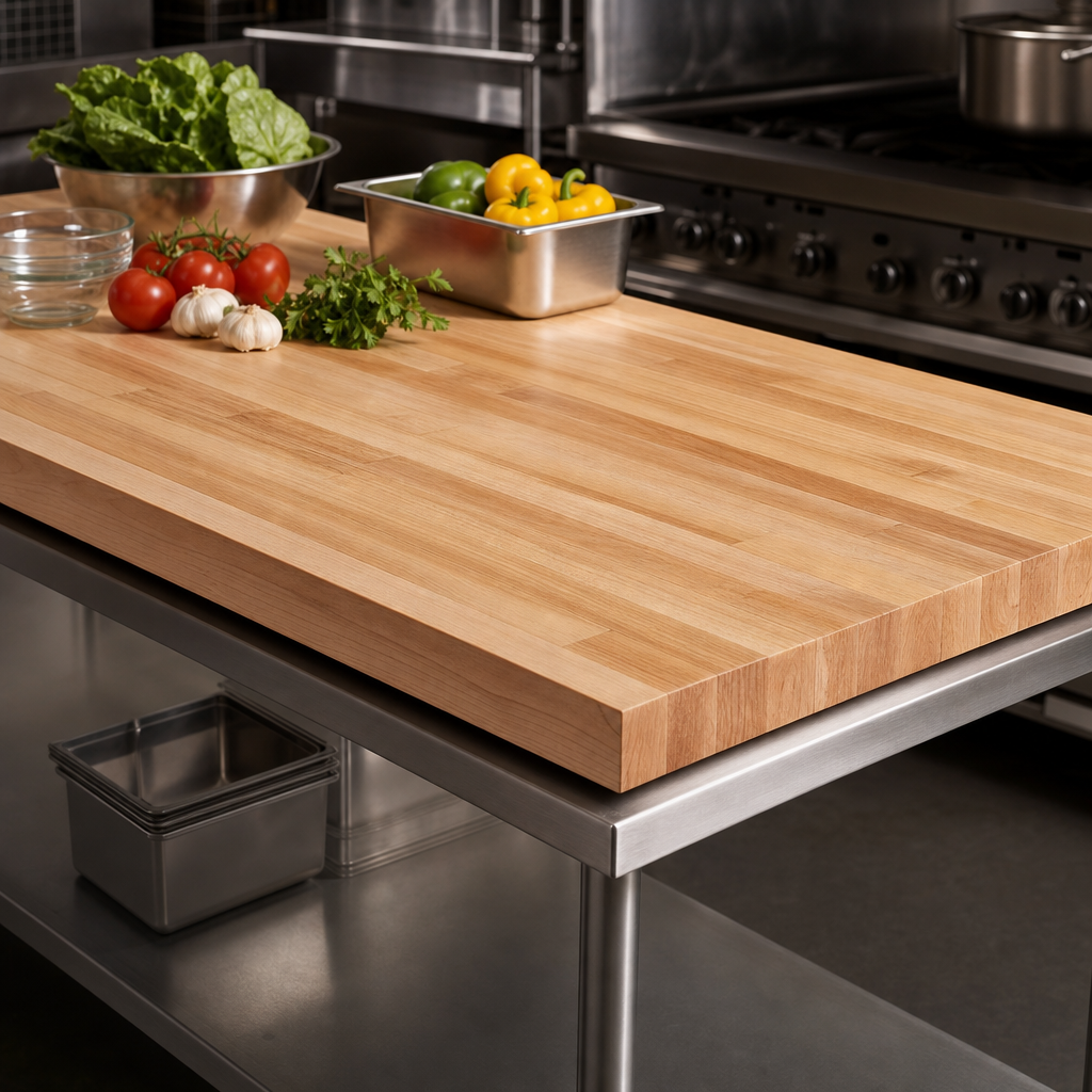 Edge Grain Flat Top