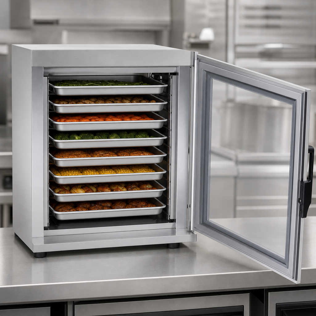 Capacity for 8 Full-Size Sheet Pans