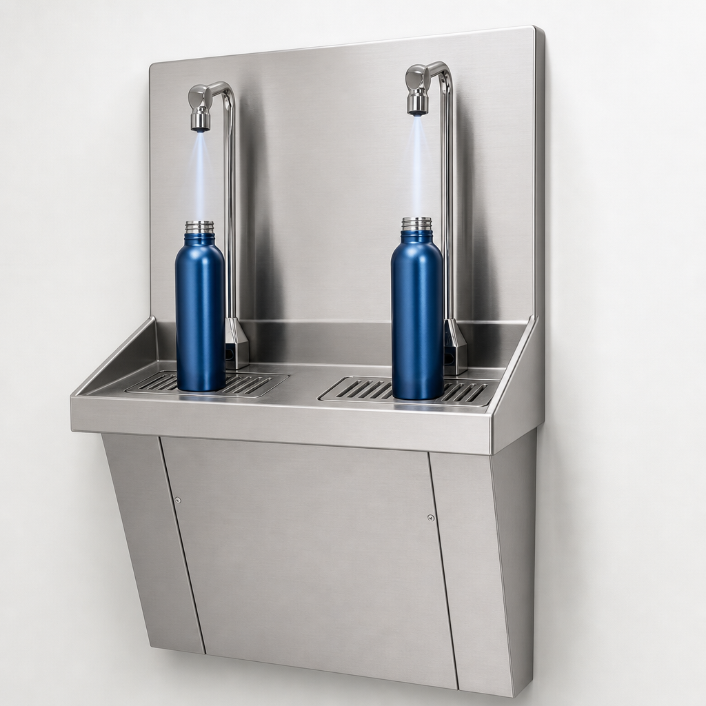 Dual Electronic-Eye Faucets