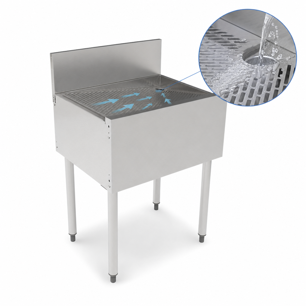 Pitched Drainboard Top