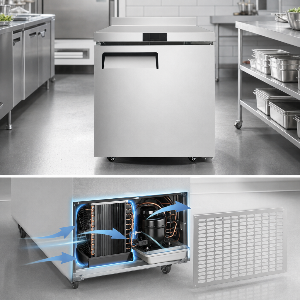 Rear Bottom-Mounted Self-Contained Refrigeration