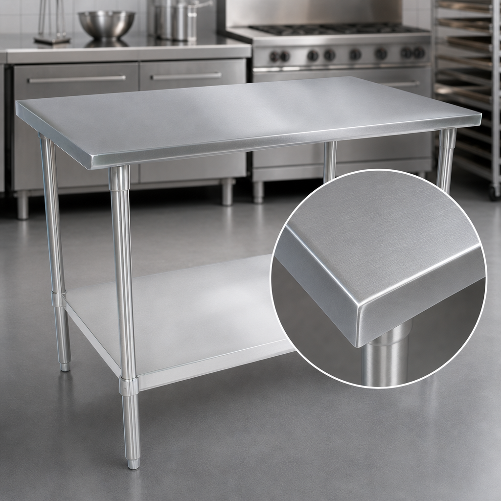 14-Gauge Stainless Steel Top
