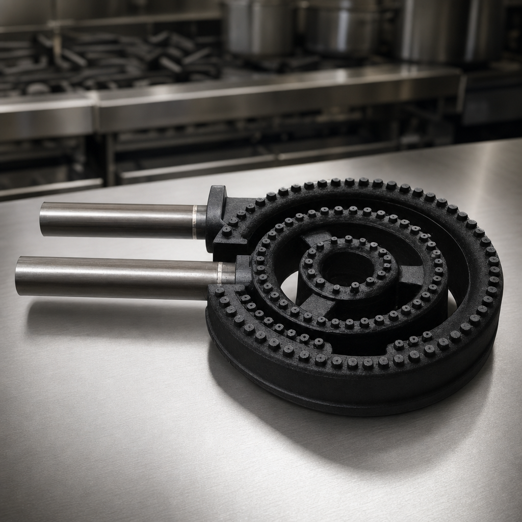Three-Ring Burner Design