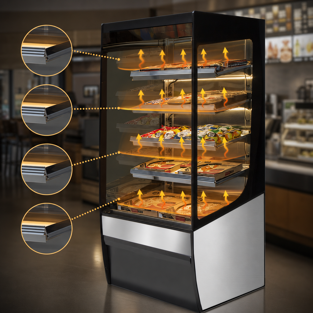 Four Heated Shelves