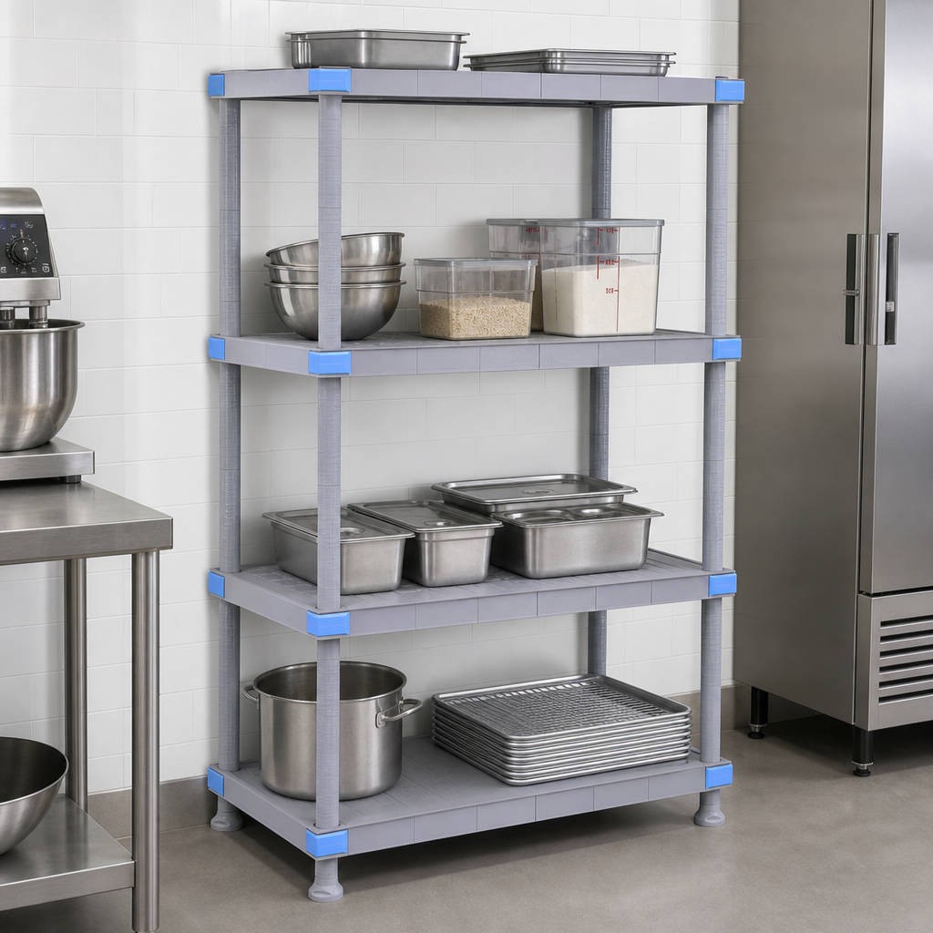 Four Solid Shelves