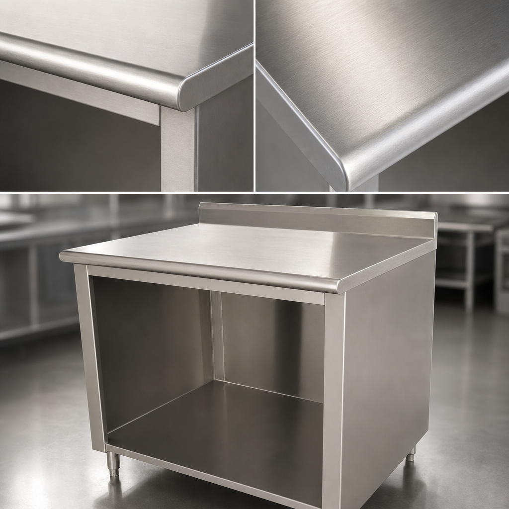 14-Gauge Stainless Steel Top