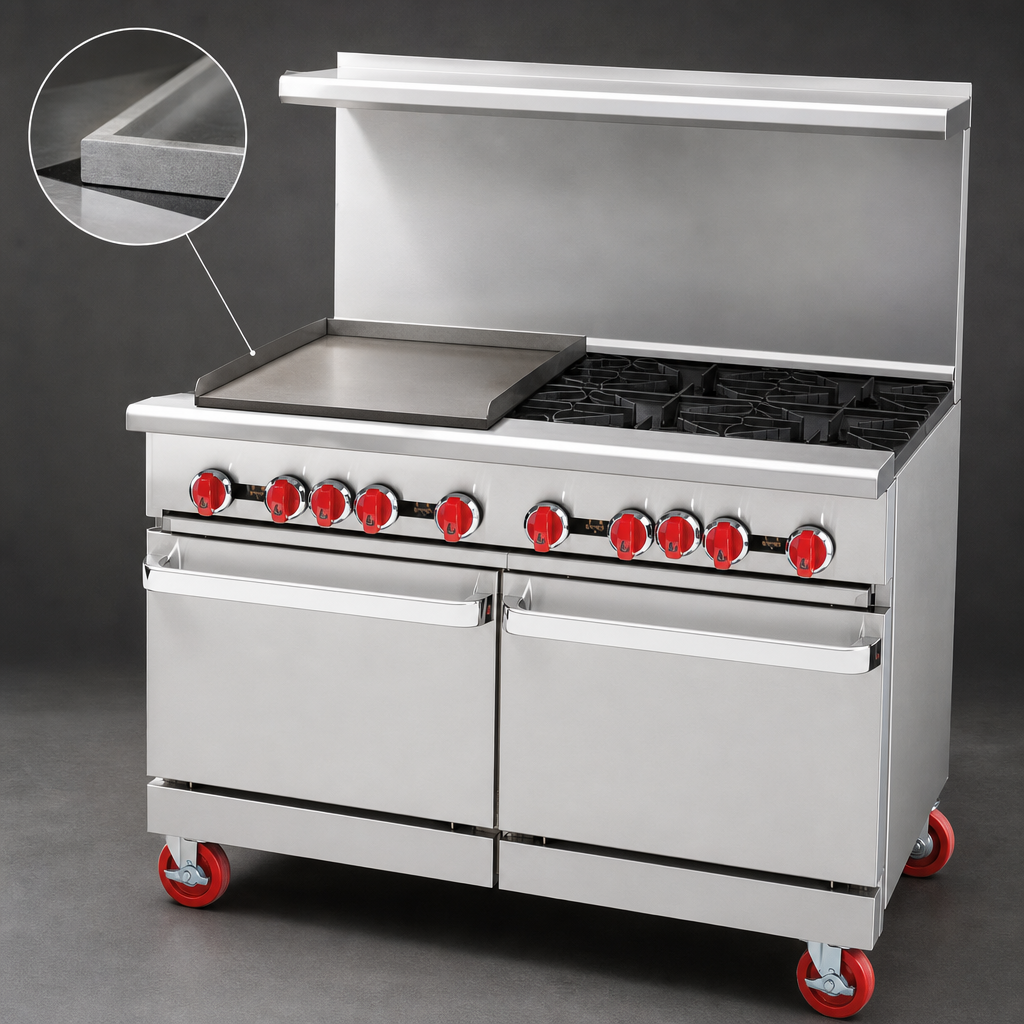 36-Inch Griddle with 1-Inch Plate
