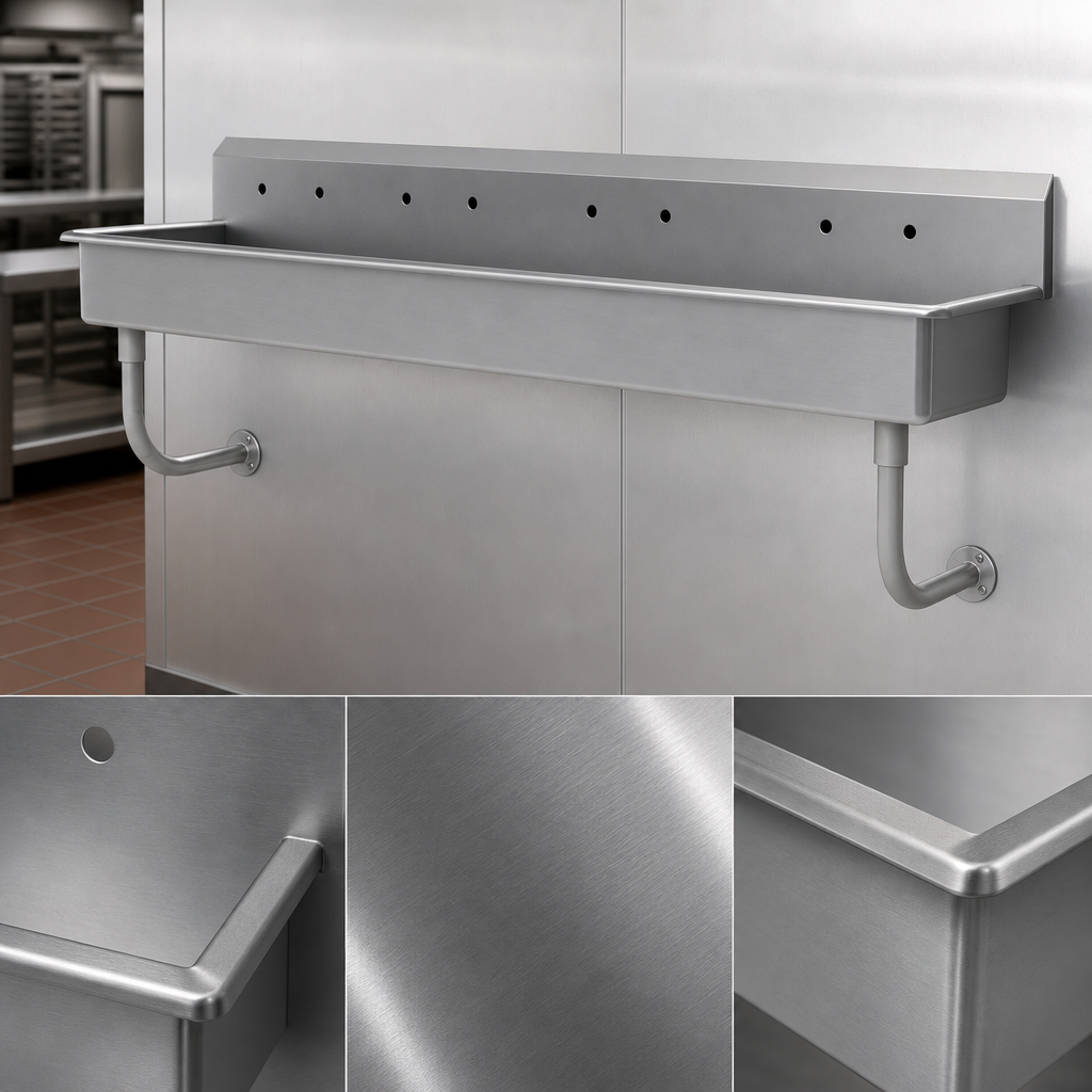 14-Gauge 304 Stainless Steel Construction