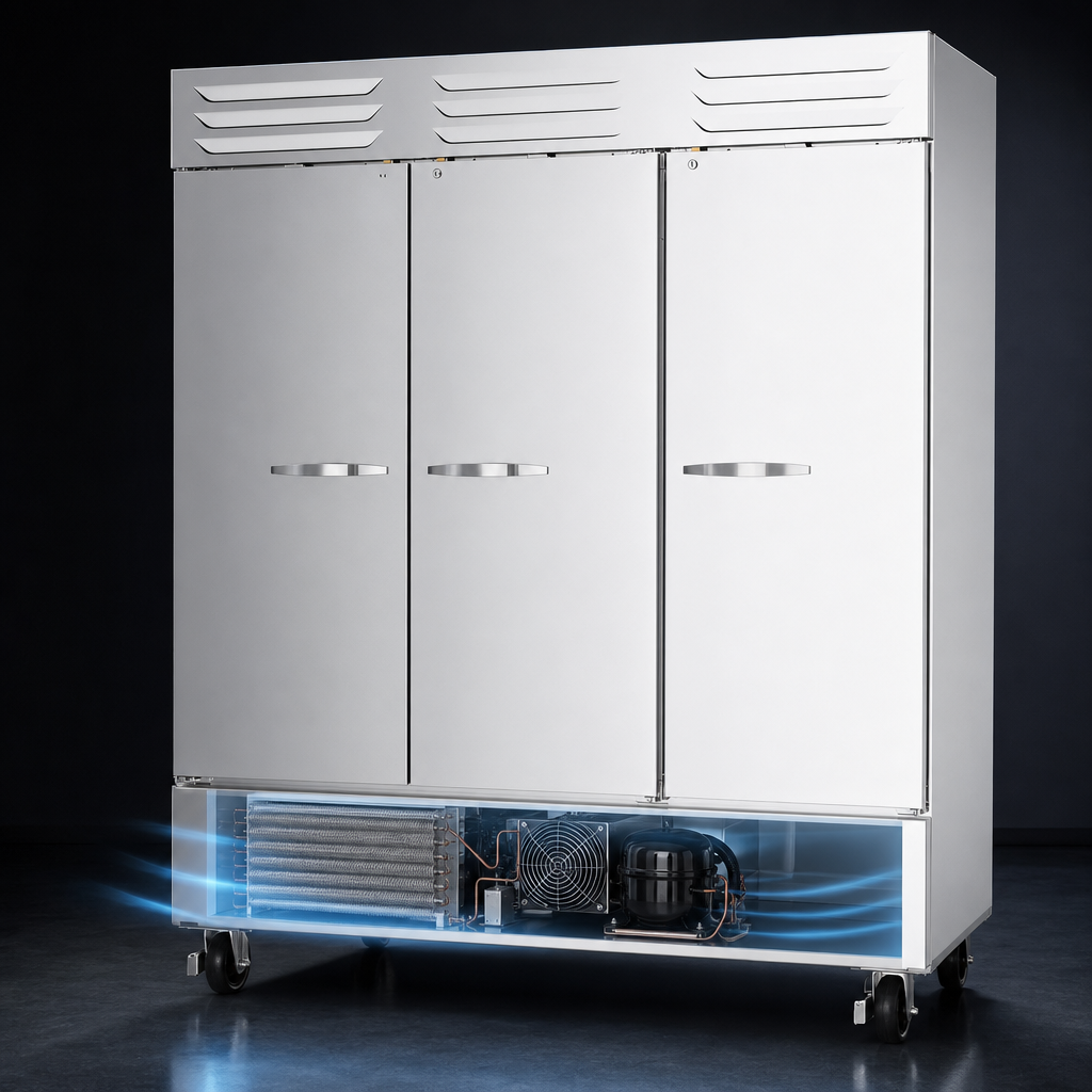 Bottom-Mount Self-Contained Refrigeration