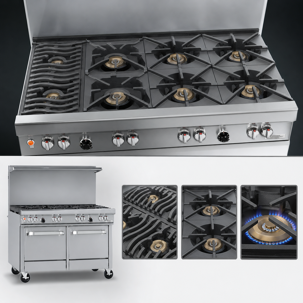 Seven-Burner Mixed Top