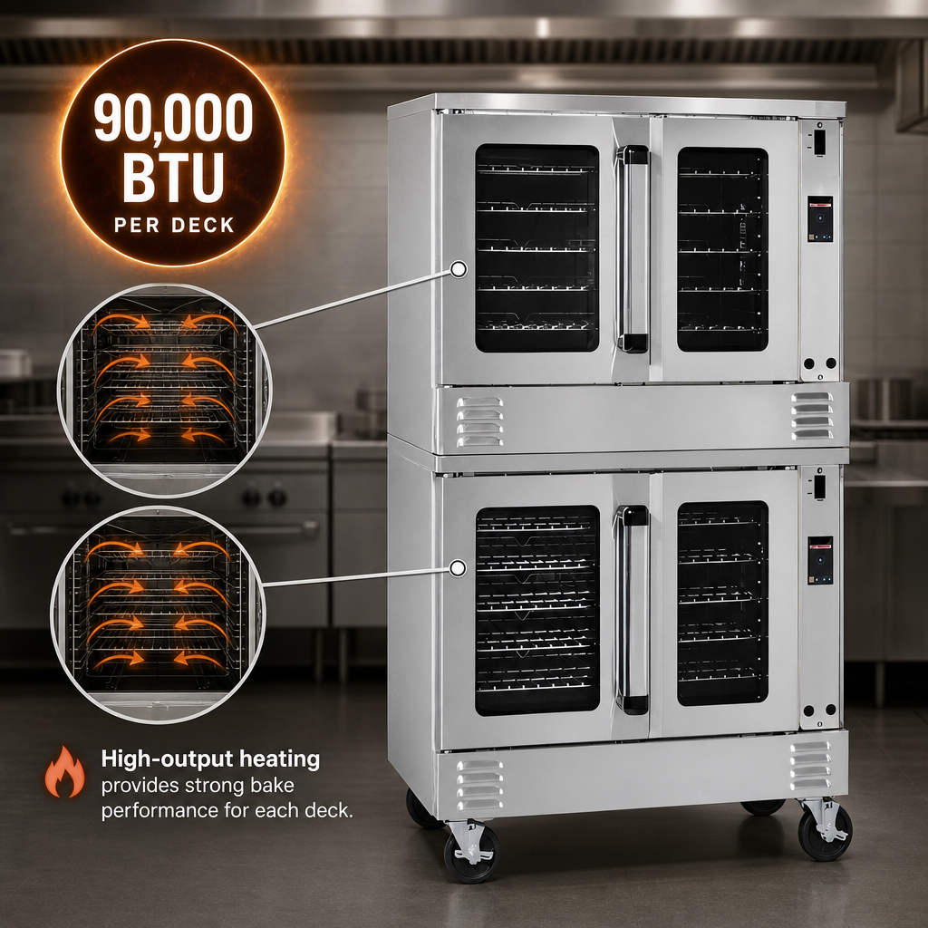 90,000 BTU Per Deck