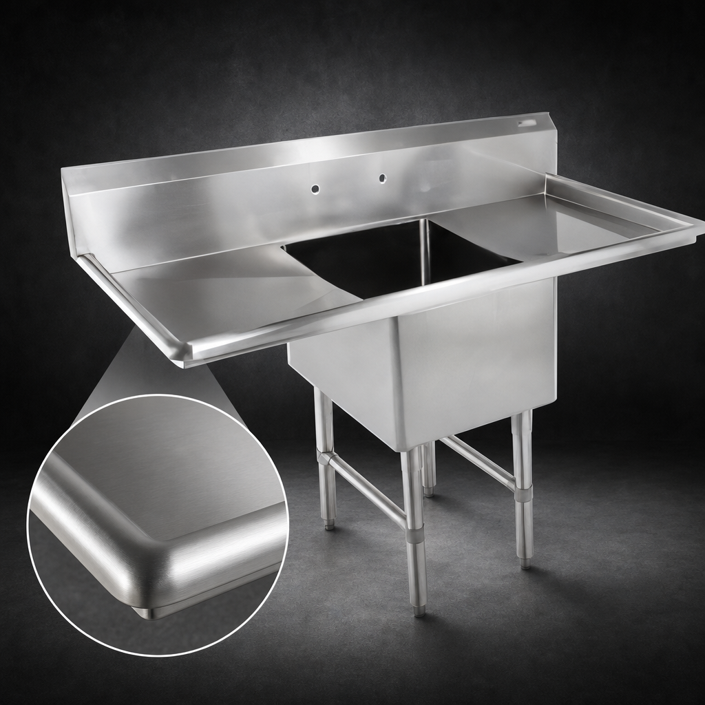 16-Gauge Stainless Steel Construction