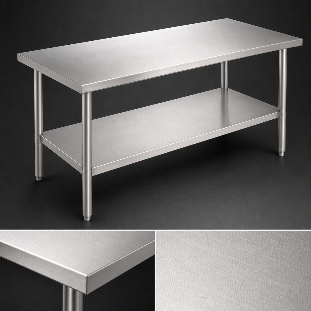 18-Gauge Stainless Steel Top