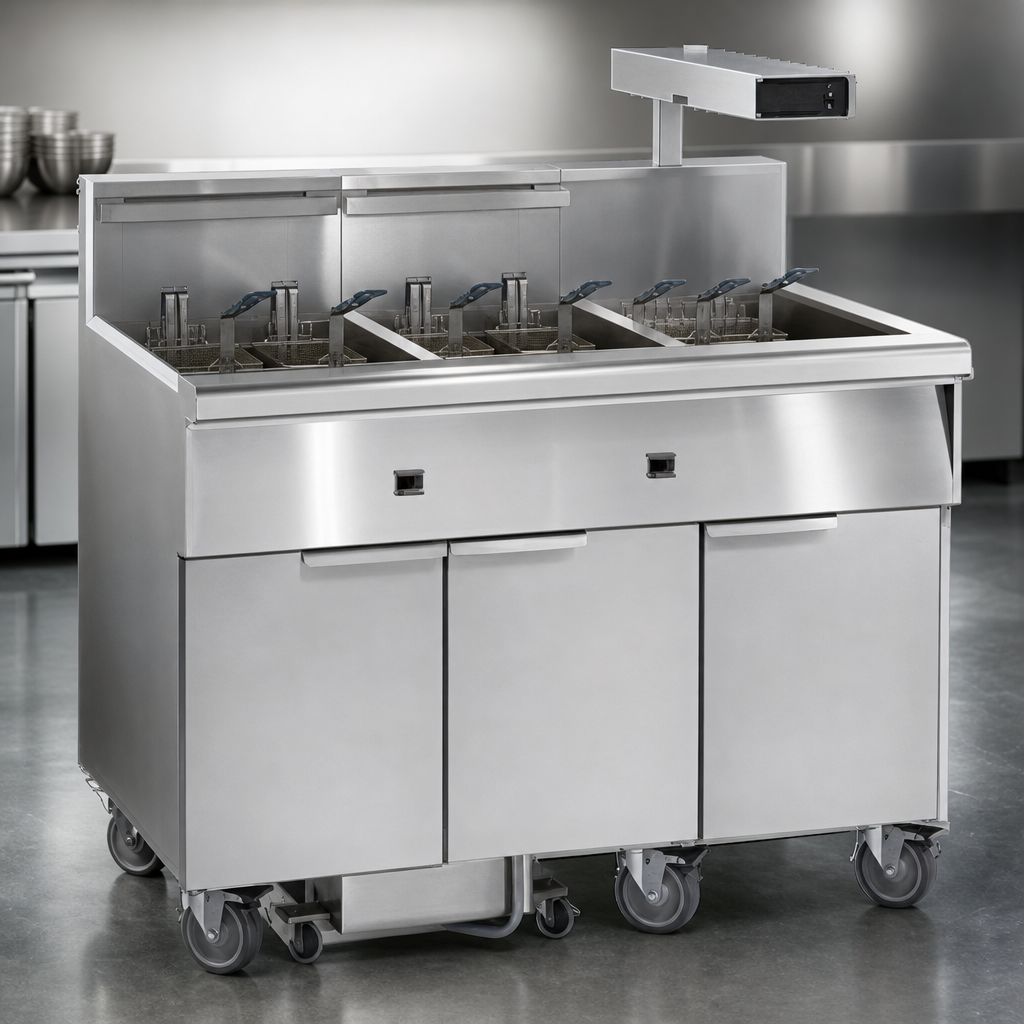 Five-Tank Fryer Battery