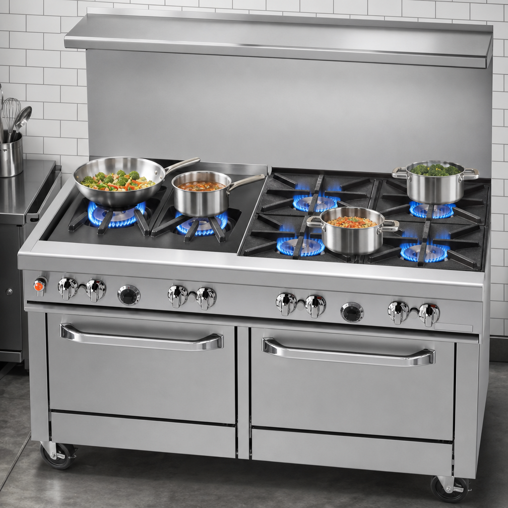Six-Burner Cooktop