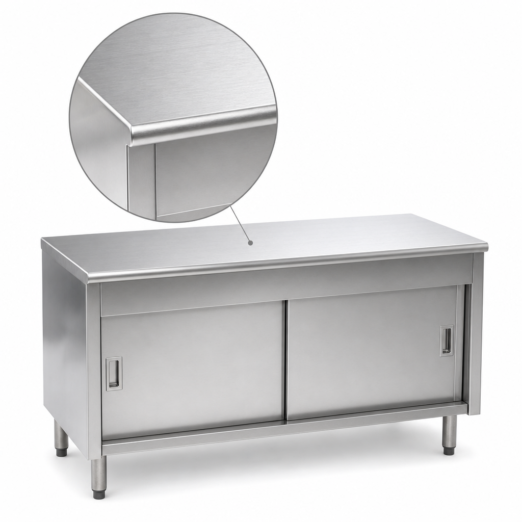 16-Gauge Stainless Steel Top