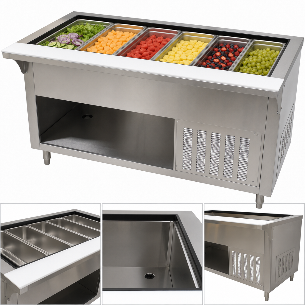 Six-Pan Cold Holding Capacity