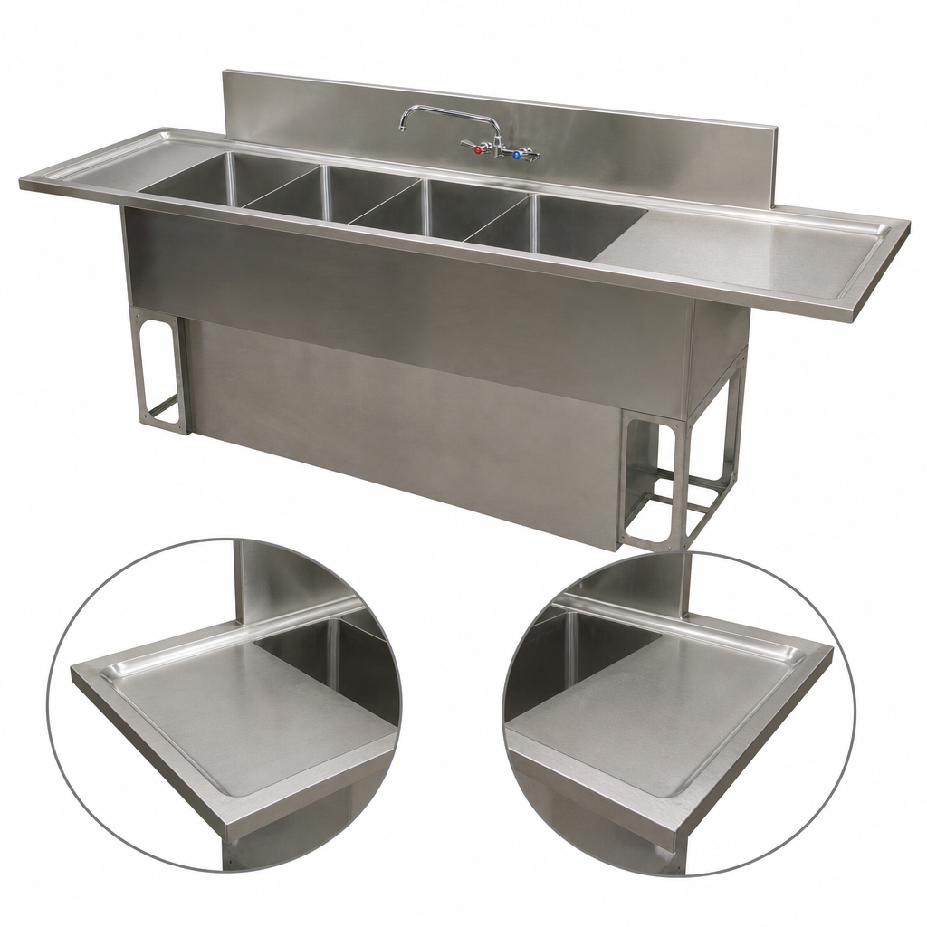 Dual Stamped Drainboards