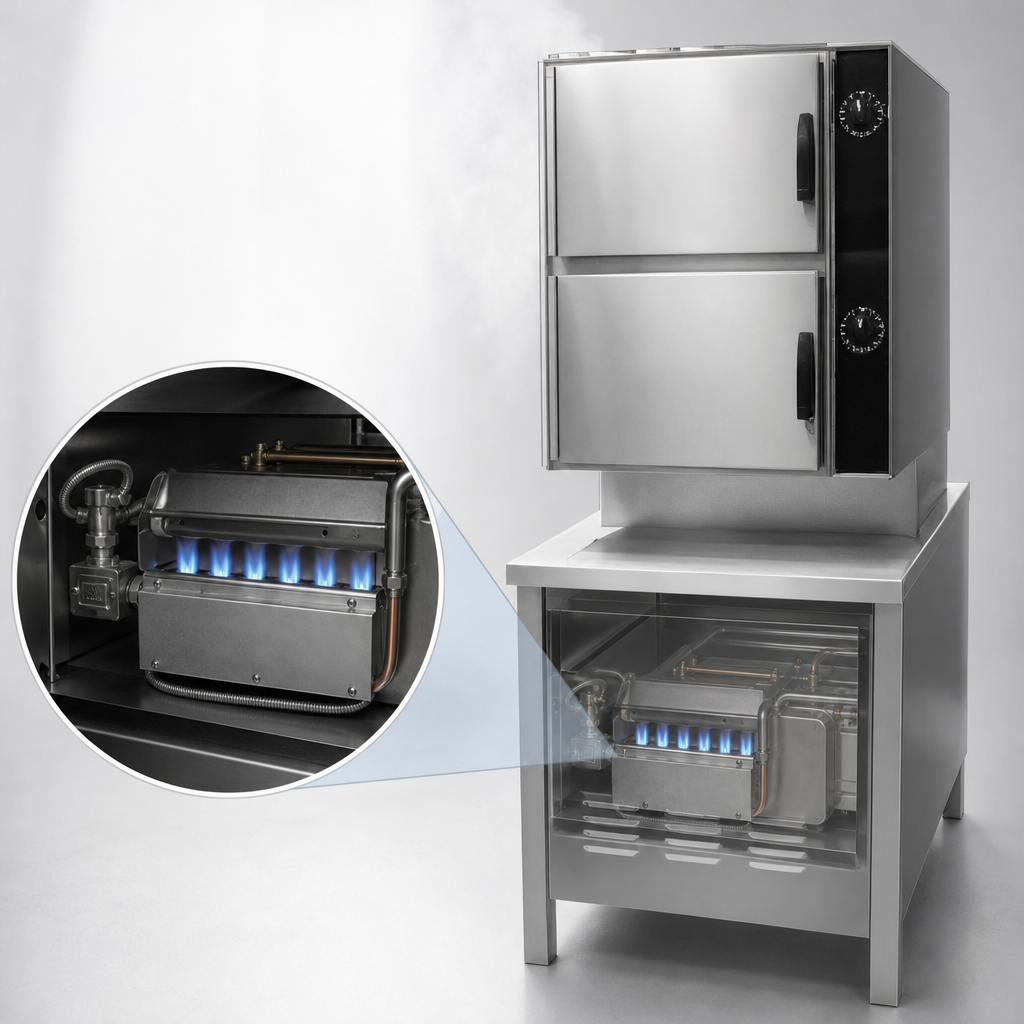 Gas-Heated Pressure Boiler