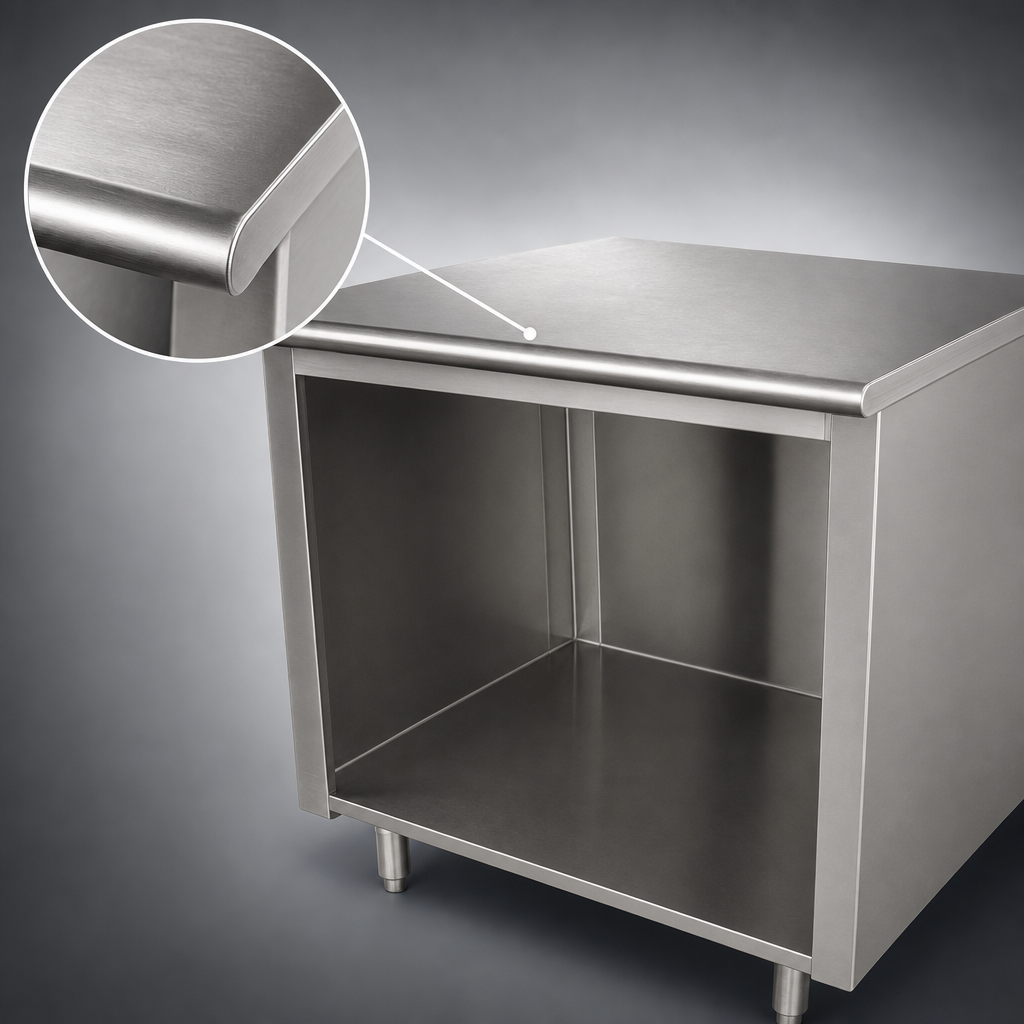 14-Gauge 304 Stainless Steel Top