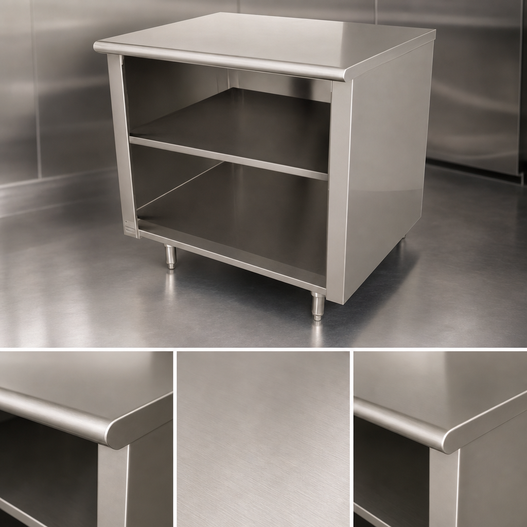 16-Gauge 304 Stainless Steel Top