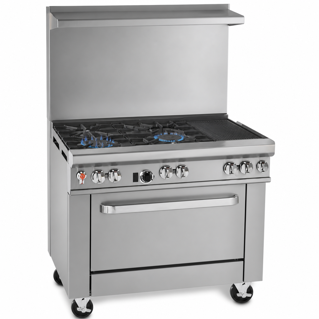 Two Open Burners