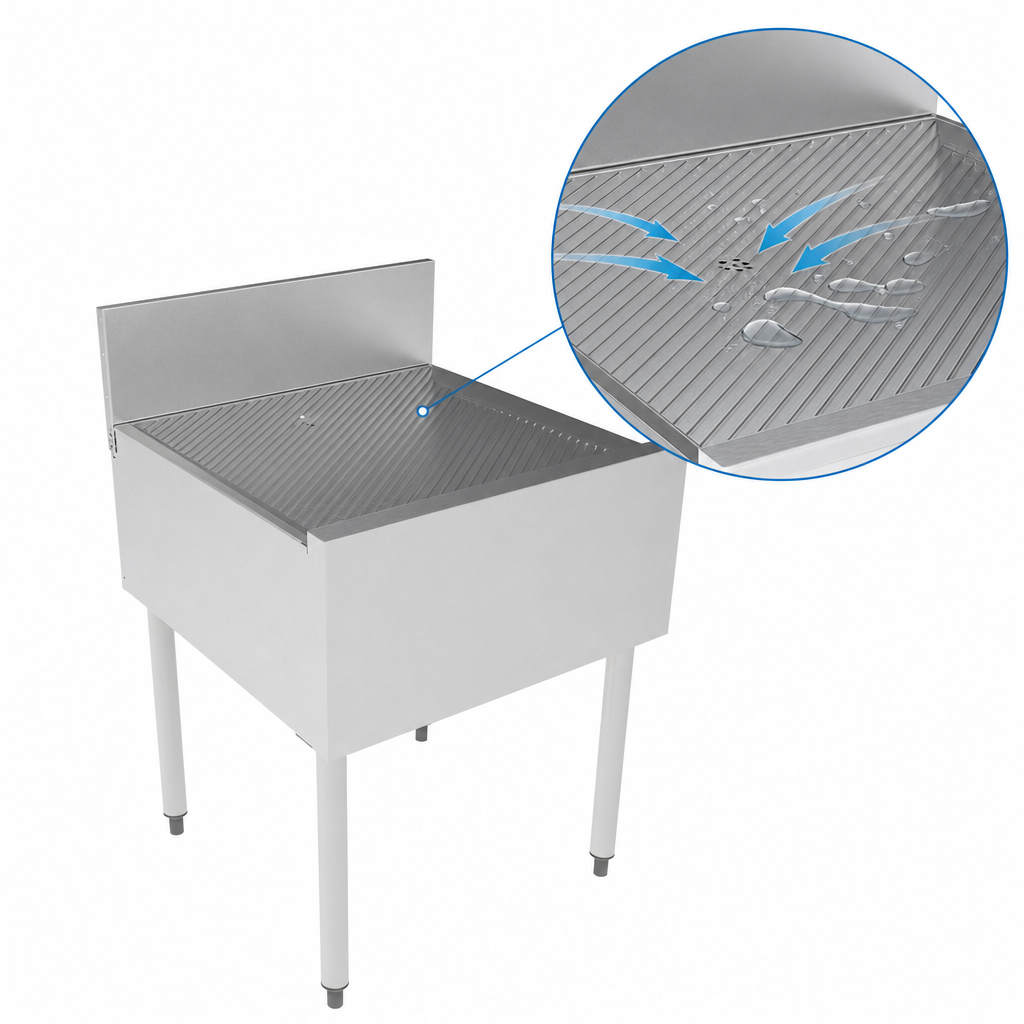 Pitched Drainboard Top