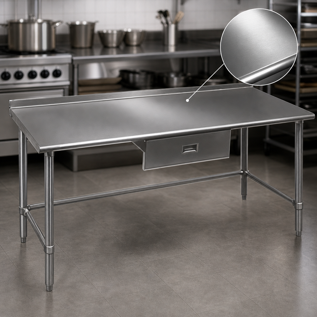 16 Gauge 300 Series Stainless Steel Top