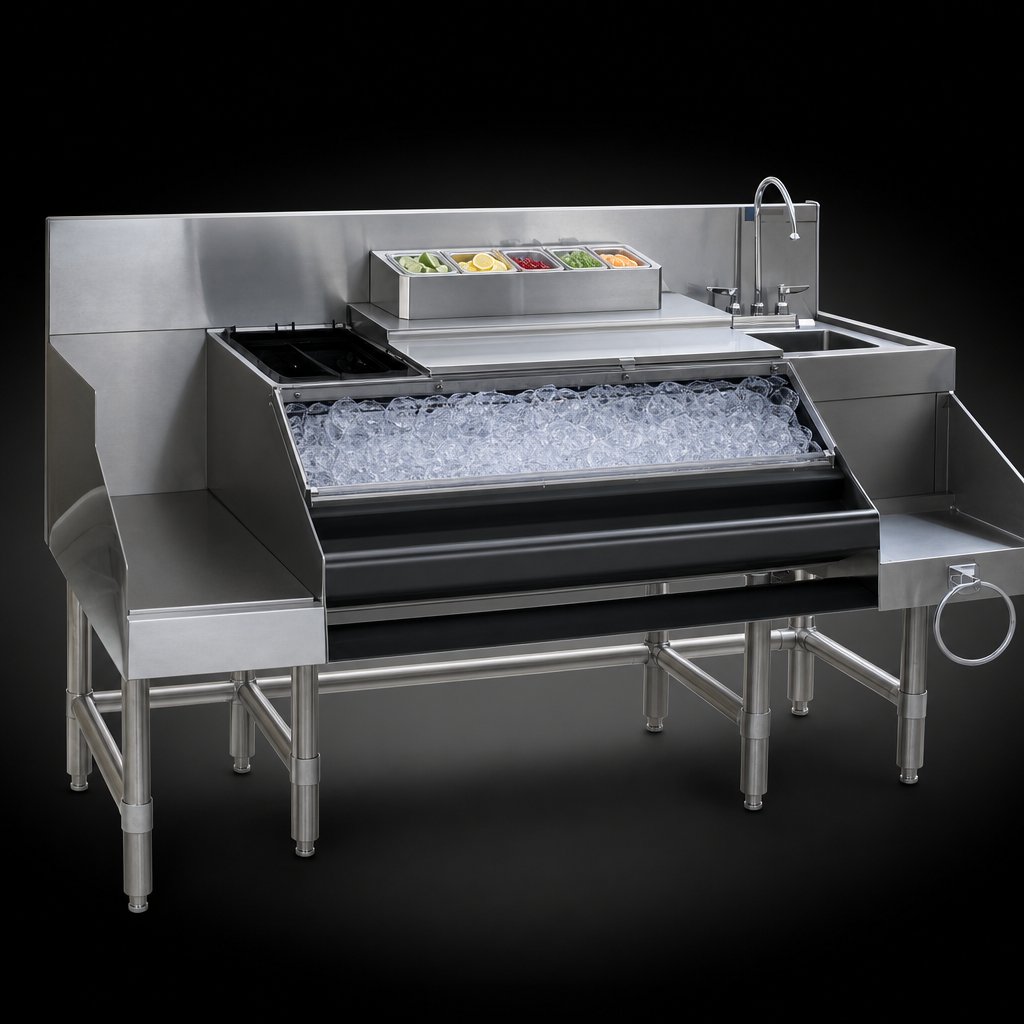 Combi Ice Bin/Condiment Dispenser